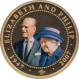 2008 ONE DOLLAR COOK ISLANDS ELIZABETH AND PHILIP 34 - ONE DOLLAR - Cambridgeshire Coins