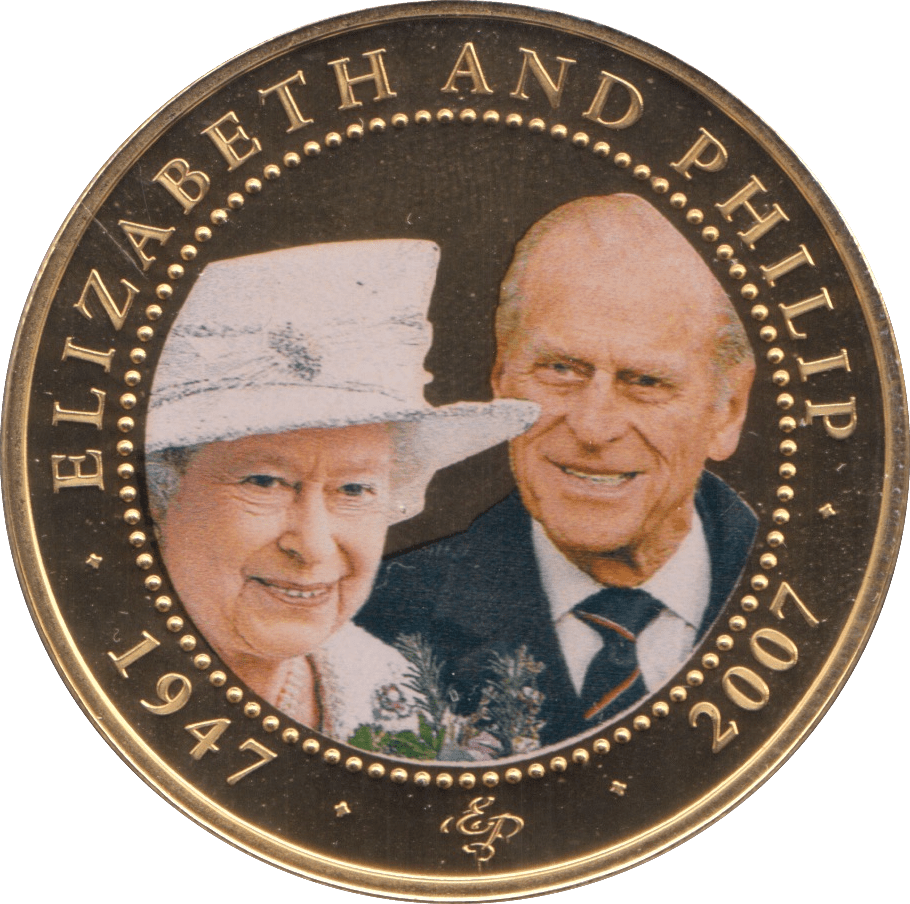 2008 ONE DOLLAR COOK ISLANDS ELIZABETH AND PHILIP 36 - ONE DOLLAR - Cambridgeshire Coins
