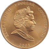 2008 ONE DOLLAR COOK ISLANDS - KING HENRY II - WORLD COINS - Cambridgeshire Coins