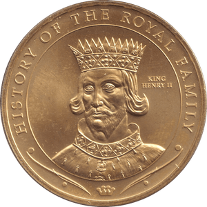 2008 ONE DOLLAR COOK ISLANDS - KING HENRY II - WORLD COINS - Cambridgeshire Coins