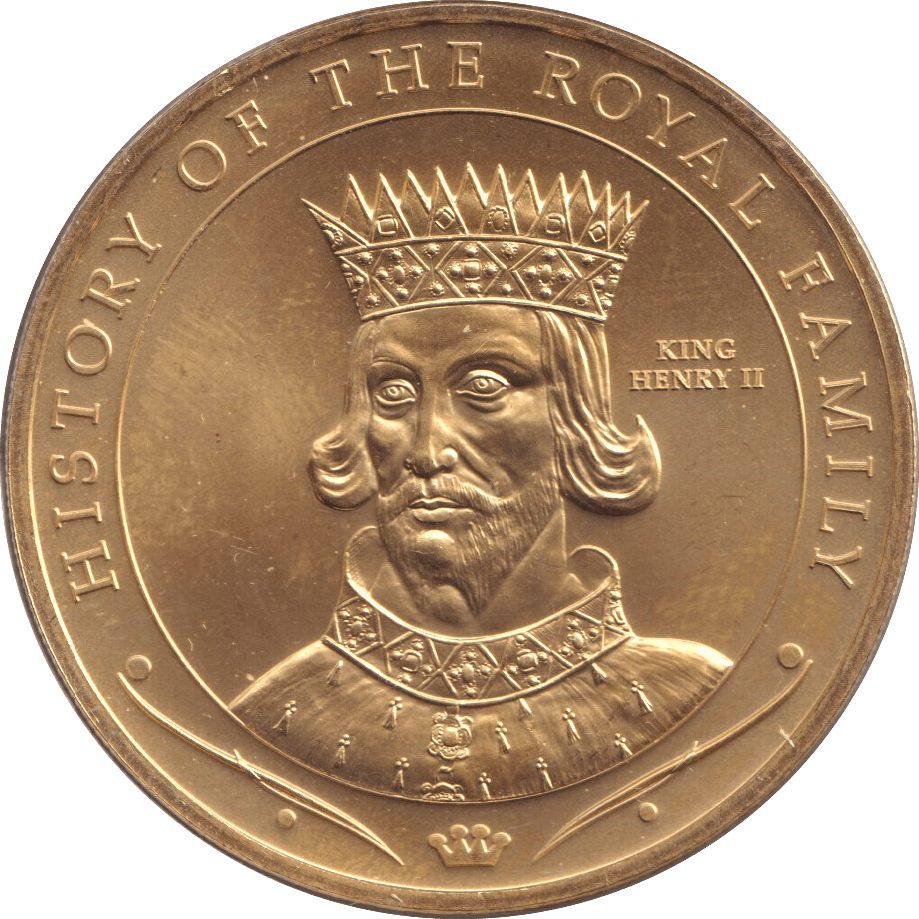 2008 ONE DOLLAR COOK ISLANDS - KING HENRY II - WORLD COINS - Cambridgeshire Coins