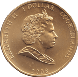 2008 ONE DOLLAR COOK ISLANDS - KING HENRY VIII - WORLD COINS - Cambridgeshire Coins