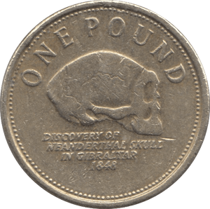 2008 ONE POUND GIBRALTAR - WORLD COINS - Cambridgeshire Coins