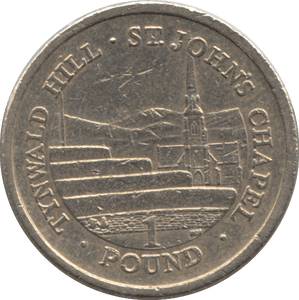 2008 ONE POUND ISLE OF MAN - SILVER WORLD COINS - Cambridgeshire Coins