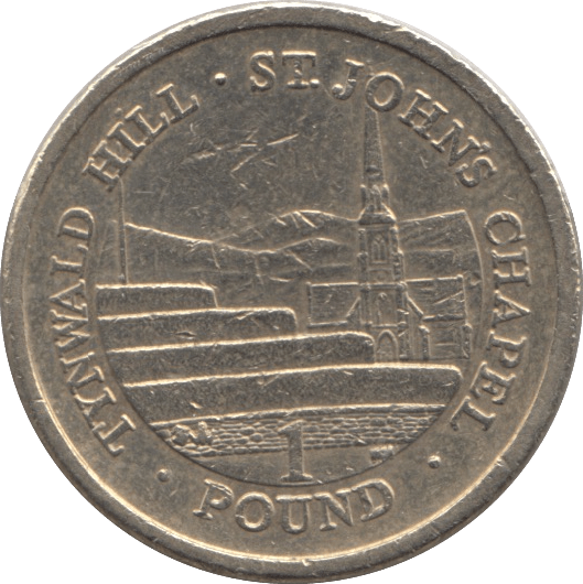 2008 ONE POUND ISLE OF MAN - SILVER WORLD COINS - Cambridgeshire Coins