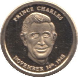 2008 PRINCE CHARLES HISTORY OF MONARCHY 14 CARAT GOLD COIN - Gold World Coins - Cambridgeshire Coins