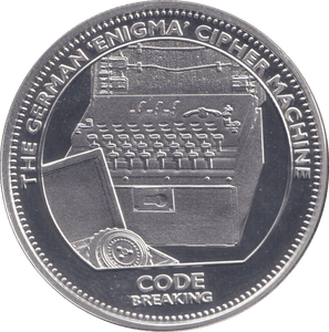 2008 SILVER CROWN - CODE BREAKING - SILVER WORLD COINS - Cambridgeshire Coins