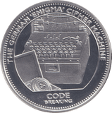2008 SILVER CROWN - CODE BREAKING - SILVER WORLD COINS - Cambridgeshire Coins
