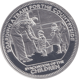 2008 SILVER CROWN - EVACUATION OF THE CHILDREN - SILVER WORLD COINS - Cambridgeshire Coins