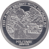2008 SILVER CROWN - MILITARY SERVICE - SILVER WORLD COINS - Cambridgeshire Coins
