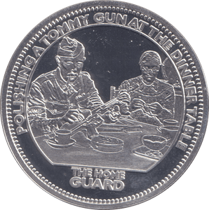 2008 SILVER CROWN - THE HOME GUARD - SILVER WORLD COINS - Cambridgeshire Coins