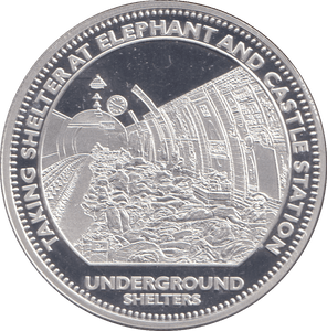 2008 SILVER CROWN - UNDERGROUND SHELTERS - SILVER WORLD COINS - Cambridgeshire Coins