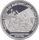 2008 SILVER CROWN - UNDERGROUND SHELTERS - SILVER WORLD COINS - Cambridgeshire Coins