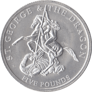 2008 SILVER FIVE POUNDS JERSEY - SILVER WORLD COINS - Cambridgeshire Coins