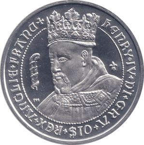 2008 SILVER PROOF 10 DOLLAR HENRY IV - SILVER WORLD COINS - Cambridgeshire Coins