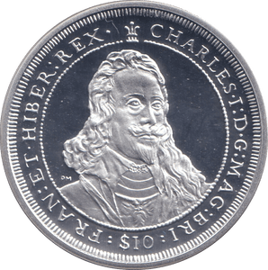 2008 SILVER PROOF 10 DOLLAR KING CHARLES I - SILVER WORLD COINS - Cambridgeshire Coins