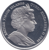 2008 SILVER PROOF 10 DOLLAR QUEEN ANNE - SILVER WORLD COINS - Cambridgeshire Coins