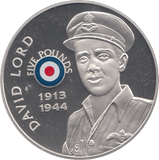 2008 SILVER PROOF £5 DAVID LORD - SILVER WORLD COINS - Cambridgeshire Coins