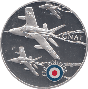 2008 SILVER PROOF £5 GNAT - SILVER WORLD COINS - Cambridgeshire Coins