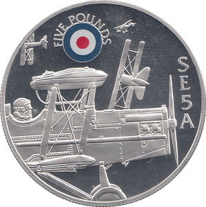 2008 SILVER PROOF £5 SE5A - SILVER WORLD COINS - Cambridgeshire Coins