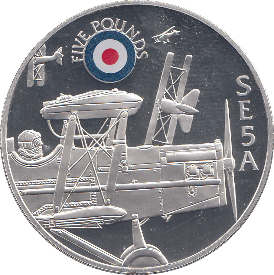 2008 SILVER PROOF £5 SE5A - SILVER WORLD COINS - Cambridgeshire Coins