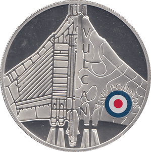 2008 SILVER PROOF £5 VULCAN - SILVER WORLD COINS - Cambridgeshire Coins