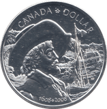2008 SILVER PROOF CANADIAN DOLLAR - SILVER WORLD COINS - Cambridgeshire Coins