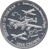 2008 SILVER PROOF CROWN HISTORY OF THE RAF - Silver Proof - Cambridgeshire Coins