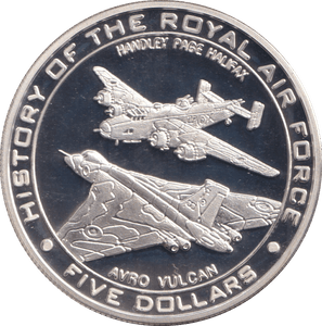 2008 SILVER PROOF FIVE DOLLARS NAURU - SILVER WORLD COINS - Cambridgeshire Coins