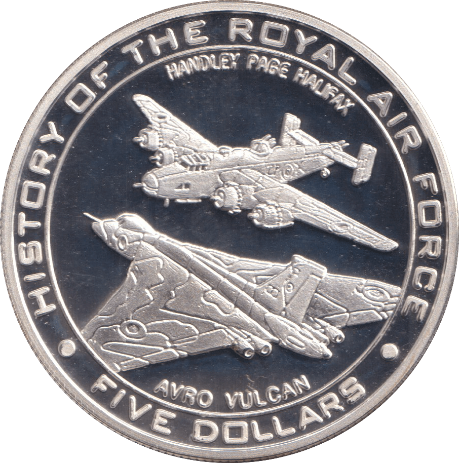 2008 SILVER PROOF FIVE DOLLARS NAURU - SILVER WORLD COINS - Cambridgeshire Coins