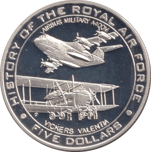 2008 SILVER PROOF FIVE DOLLARS NAURU - SILVER WORLD COINS - Cambridgeshire Coins