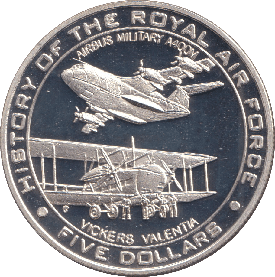 2008 SILVER PROOF FIVE DOLLARS NAURU - SILVER WORLD COINS - Cambridgeshire Coins