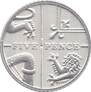 2008 SILVER PROOF FIVE PENCE - Silver Proof - Cambridgeshire Coins