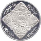 2008 SILVER PROOF FIVE POUND ANNIVERSARY QUEEN ELIZABETH IST - £5 Silver Proof - Cambridgeshire Coins