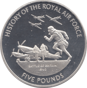 2008 SILVER PROOF FIVE POUNDS GUERNSEY - SILVER WORLD COINS - Cambridgeshire Coins
