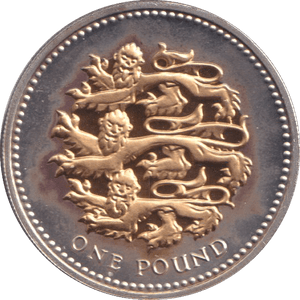 2008 SILVER PROOF GOLD PLATED £1 - £1 Silver Proof - Cambridgeshire Coins