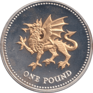 2008 SILVER PROOF GOLD PLATED £1 - £1 Silver Proof - Cambridgeshire Coins