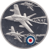 2008 SILVER PROOF HISTORY OF THE RAF FIVE POUNDS ST HELENA GNAT - SILVER WORLD COINS - Cambridgeshire Coins