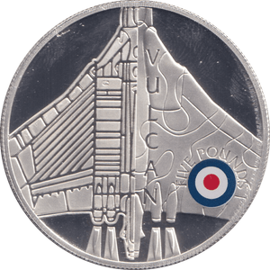 2008 SILVER PROOF HISTORY OF THE RAF FIVE POUNDS ST HELENA VULCAN - SILVER WORLD COINS - Cambridgeshire Coins