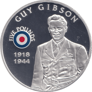 2008 SILVER PROOF HISTORY OF THE RAF FIVE POUNDS ST HELENA - SILVER WORLD COINS - Cambridgeshire Coins