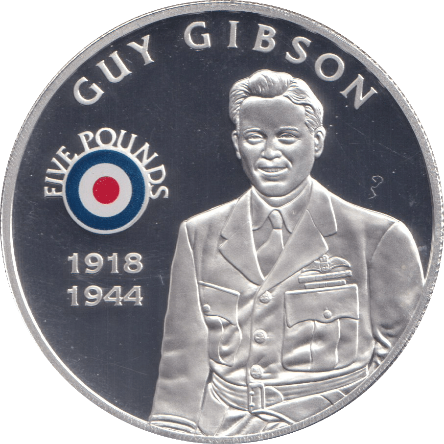 2008 SILVER PROOF HISTORY OF THE RAF FIVE POUNDS ST HELENA - SILVER WORLD COINS - Cambridgeshire Coins