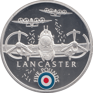 2008 SILVER PROOF HISTORY OF THE RAF FIVE POUNDS ST HELENA - SILVER WORLD COINS - Cambridgeshire Coins