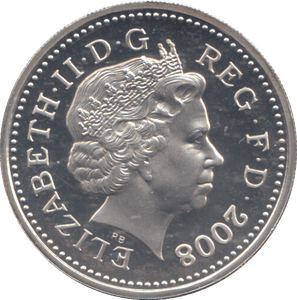 2008 SILVER PROOF ONE POUND COIN - WORLD COINS - Cambridgeshire Coins