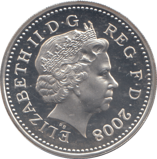 2008 SILVER PROOF ONE POUND COIN - WORLD COINS - Cambridgeshire Coins