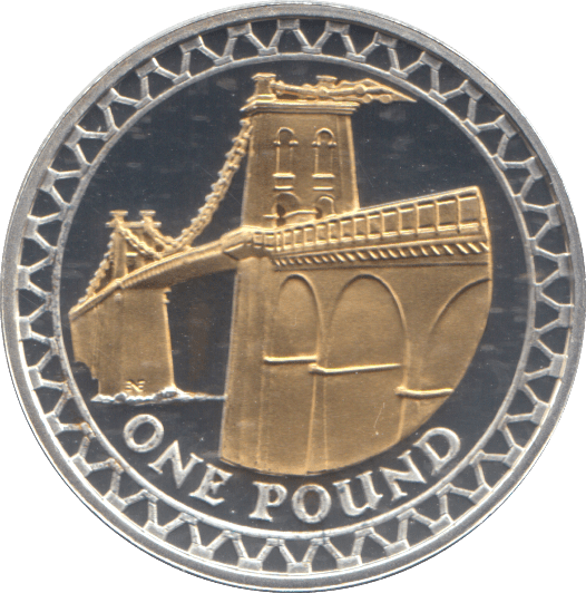 2008 SILVER PROOF ONE POUND COIN - WORLD COINS - Cambridgeshire Coins