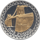 2008 SILVER PROOF ONE POUND COIN - WORLD COINS - Cambridgeshire Coins