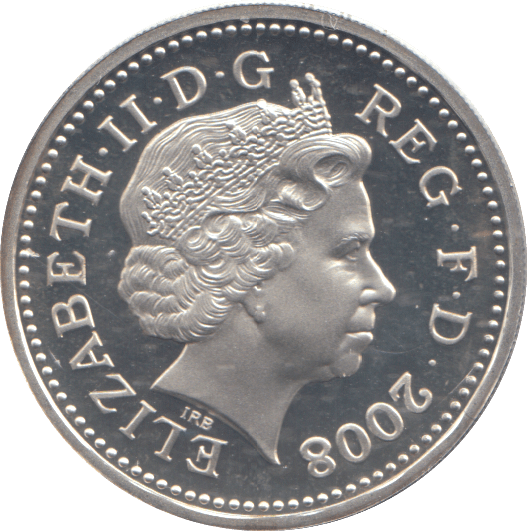 2008 SILVER PROOF ONE POUND COIN - WORLD COINS - Cambridgeshire Coins