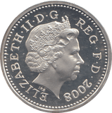 2008 SILVER PROOF ONE POUND COIN - WORLD COINS - Cambridgeshire Coins