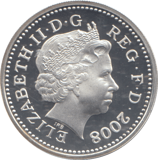 2008 SILVER PROOF ONE POUND COIN - WORLD COINS - Cambridgeshire Coins