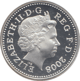 2008 SILVER PROOF ONE POUND COIN - WORLD COINS - Cambridgeshire Coins